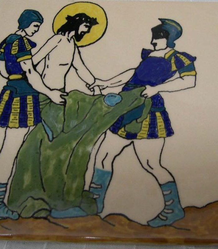 La Via Dolorosa X Jesus is stripped of His garments