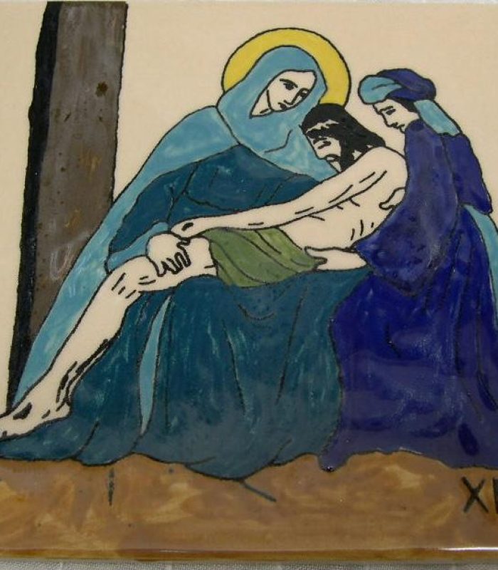 La Via Dolorosa XIII  Jesus is taken down from the cross